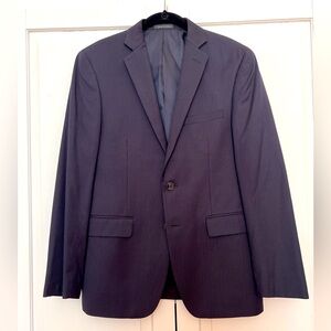 Calvin Klein slim fit suit Navy jacket Blazer Full lined new without tag Men 38S